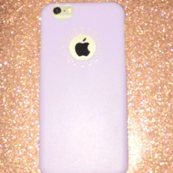 Purple Iphone Case for 6/6S with heart NWOT - Picture 1 of 5